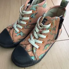 BREEZE 恐竜柄 ハイカットスニーカー サイドジップ 16cm キッズのサムネイル