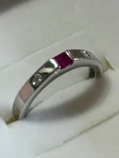 スタールビー 5.115ct K10WG リング #13 - メルカリ