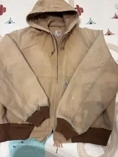 00年代 USA製 Carhartt カーハート アクティブジャケット ブラウン