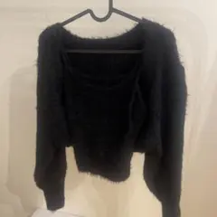 ボレロXリボンキャミソールフェザーニットアンサンブル[mb1522]