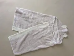 「つぐみ」名前刺繍入り　フード付きバスタオル うさぎ刺繍 ピンクのサムネイル