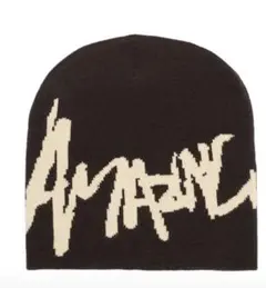 よ*ん様 ビーニー 帽子 y2k 海外ストリート ユニセックス ニット帽