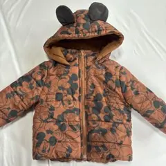 ミッキー 耳付きダウンジャケット