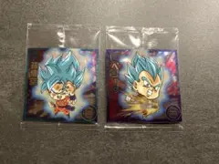 超戦士シールウエハース超 超絶感謝の十周年 孫悟空15-20 ベジータ15-21