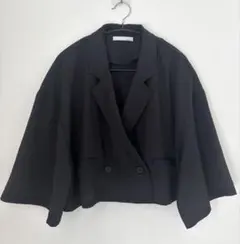 ショート丈ジャケット　アウター　レディース　サイズFREE