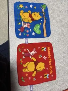 ウィニー・ザ・プー タオルハンカチ 2枚セット