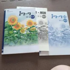 新品未使用品　iワーク 中2 理科　解答解説+ iプラスセット