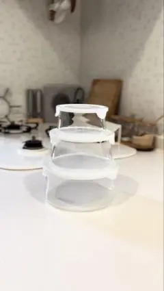 新品/iwaki パック＆レンジ保存容器3個セット