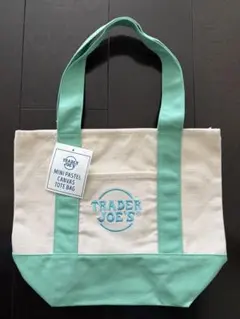 【新品未使用】トレーダージョーズ　パステル　グリーン