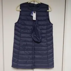 キルティングロングベスト