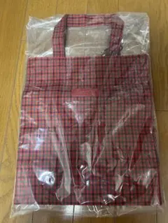 ★大きい方★ファミリア赤チェック 新品未使用