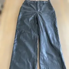 DAZY 【Mサイズ】フェイクレザーパンツ ブラック