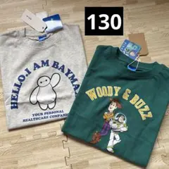 ディズニー　トイストーリー　ベイマックス　半袖　Tシャツ　130