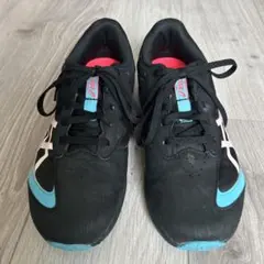 ASICS キッズ スニーカー ブラック/ブルー