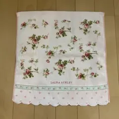 LAURA ASHLEY 花柄タオルハンカチ