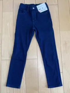 【新品】UNIQLO ヒートテック スキニーパンツ 120cm ネイビー