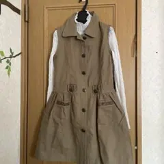 デニム素材ベスト