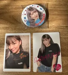 E-girls 須田アンナ スダンナ 缶バッジ 缶バッチ カード