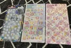 キャンディジェムシール 2枚 光るジュエルプチドロップ1枚➕おまけ