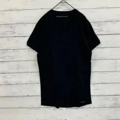 【BURBERRY】VネックTシャツ 無地 Lメンズ カジュアル