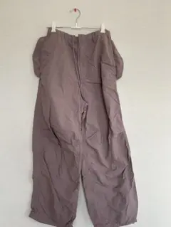 GU パラシュート カーゴパンツ メンズ ピンク