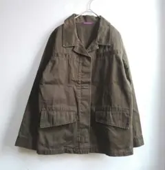 アーバンリサーチ テーラードジャケット ブラウン 茶　オープンカラー ONE