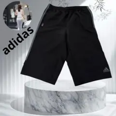 adidas アディダス ブラック ハーフパンツ M サイズ
