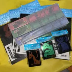 ポケモンカード御三家セットプレミアムプレイマットデッキシールドロングカードBOX