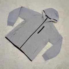 【ユニクロ】ドライストレッチ スウェットパーカー　L グレー　ジップアップ