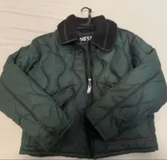 DIESEL キルティングジャケット ダークグリーンのサムネイル