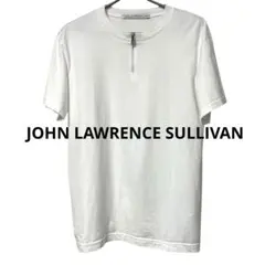 ジョンローレンスサリバン ジップ Tシャツ L ハーフジップ ホワイト 白のサムネイル