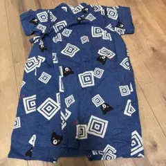 ベビー甚平 ロンパース 70-80 ミキハウス ダブルB 百貨店購入 綺麗