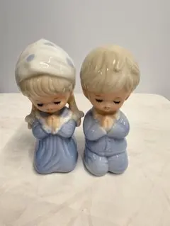 リンドナー可愛い陶器の男の子と女の子の人形セット 約15cm - メルカリ