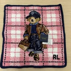 ☆タグ付き新品　ラルフローレン　ポロベアタオルハンカチ