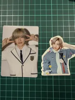 道枝駿佑　なにわ男子　トレカ　シール　HARD WORK ファミクラストア盤