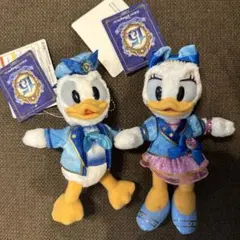 東京ディズニーリゾート35周年 ドナルド デイジー ぬいぐるみバッジ