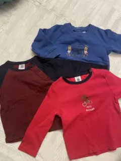 PETIT BATEAU トレーナー ロンT 3点セット