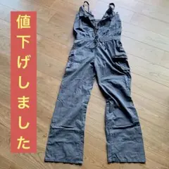グレー オールインワン サロペット