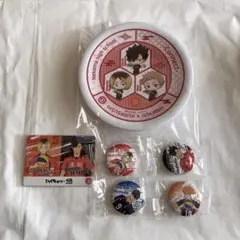 くら寿司　ハイキュー　寿司皿　缶バッチ　カード　烏野　孤爪研磨 黒尾　日向　影山