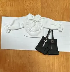 ねんどろいど服　オビツ11服　ドール服　ブラウスパンツセット