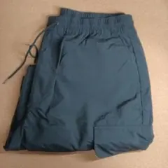 【本日SALE】ワイドテーパードカーゴアンクルパンツ XL ブラック