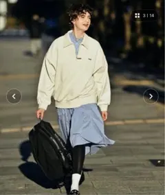 TOWN CRAFT × FREAK’S STORE ハーフジップポロスウェット