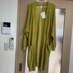 LUPILIEN ロングカーディガン オリーブグリーンのサムネイル