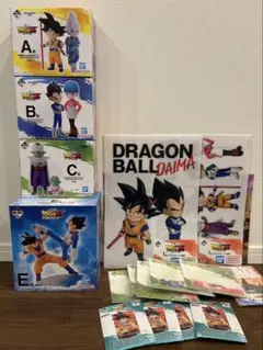 ドラゴンボールDAIMA 1番くじ　AＢCＥセット　おまけ多数