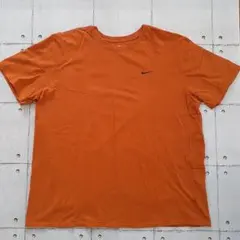 【Nike】 古着●オレンジ Tシャツ●XXL
