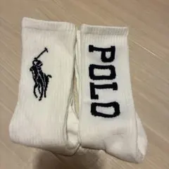 POLO ラルフローレン ソックス　靴下　2足　米国購入 2足25-27稀少