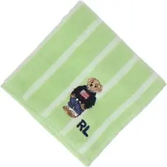 ポロラルフローレン タオルハンカチ 黄緑 POLO RALPH LAUREN