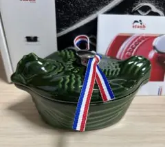 Staub ストウブ スモールチキンココット11cm バジルグリーンのサムネイル