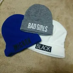 ロゴニット帽 3点セット！