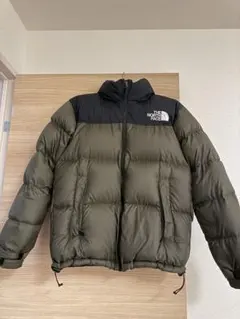 THE NORTH FACE ダウンジャケット オリーブグリーン/ブラック